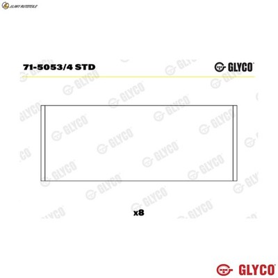 PLEUELLAGER 71-5053/4 STD STD FÜR 4HT4HW4HX4HY4HZ4HK4HL4HN4HP4HRDW12DD 2.2L 4cyl