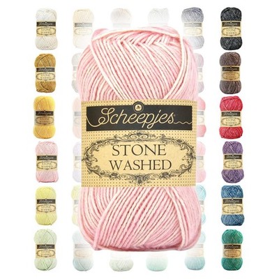 Scheepjes Stone Washed (50g/130m) Baumwolle für z.B. Amigurumis und Babydecken