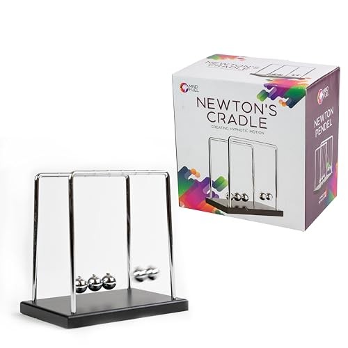 Funtime Gifts Newton's Cradle - Executive Desk Toy Demonstrating Physics 