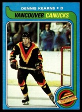 1979-80 Topps Hockey Card Dennis Kearns Vancouver Canucks #76 EX+