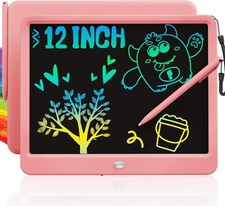 12 Inch LCD Writing Tablet for Kids, Coloring Drawing Pad, Mess Free Doodle B...