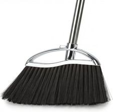 Indoor Soft Bristles Sweeping Broom,Long Handle Kitchen Angle Broom for Floor Cl