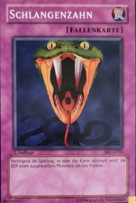 Yu-Gi-Oh! Karte Schlangenzahn 1. Auflage Common Fallenkarte SRL-G050 Konami