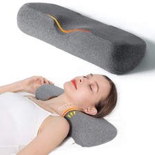 Cervical Neck Pillows for Pain Relief Sleeping, Memory Foam Dark Gray