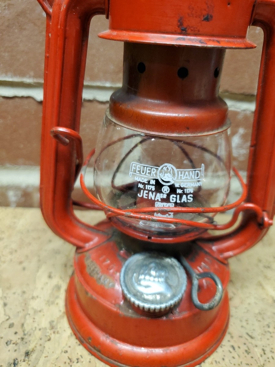 FEUERHAND 175  STURMFEST BP.ang. ① Rare Vintage Storm Lamp, Storm Lantern, Feuerhand 175, 1960s