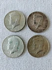 Kennedy Half Dollars 2-1964's & 2-1966's