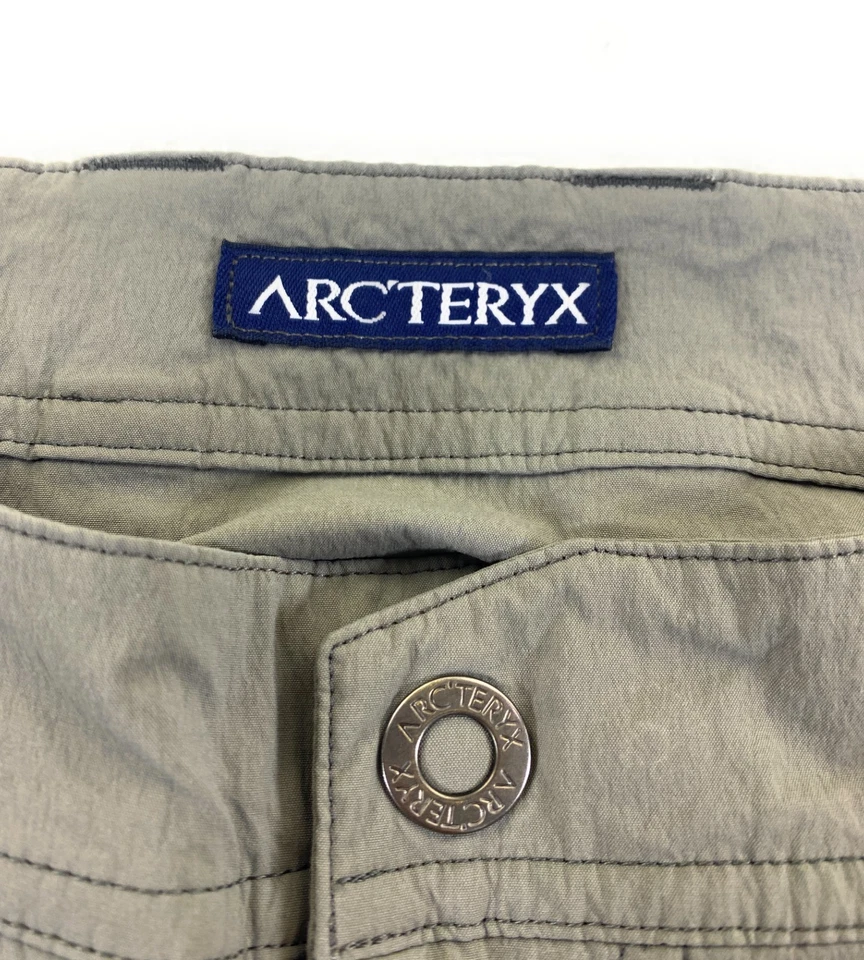 Pantalones Cortos de Carga Arc'teryx Para Hombre Muralla Largos Nylon Elastizados Gris Exterior Senderismo 36 Foto 3 de 4