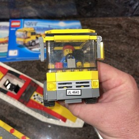LEGO City Truck Trailer Boat 4643 Clean Condition and Instructions