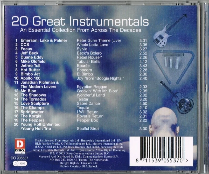 CD - VARIOUS - 20 GREAT INSTRUMENTALS - dutch Press - Bild 3 von 3