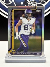 2025 Topps Chrome Football TJ Hockenson Refractor #200 Vikings