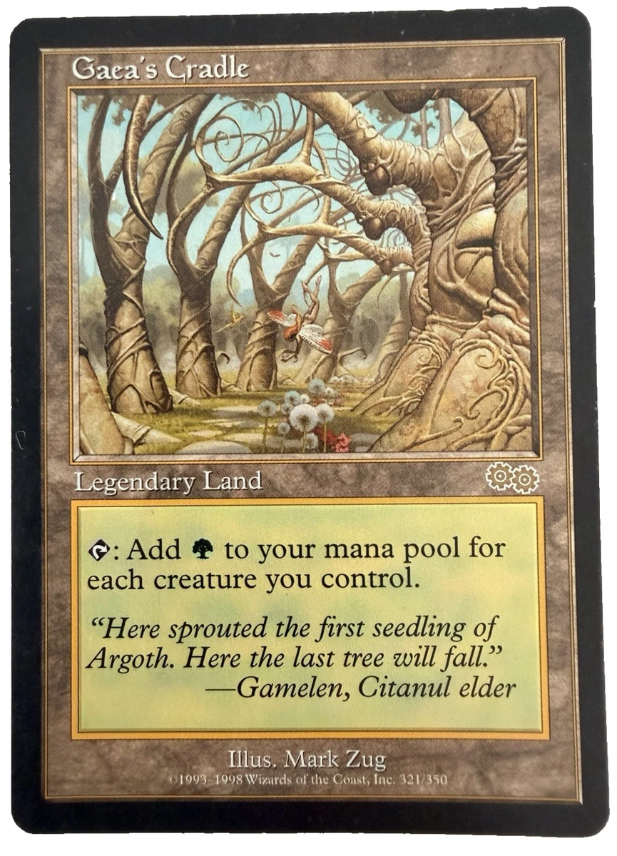 Gaea's Cradle Magic: The Gathering Trading Card Games Urza's Saga