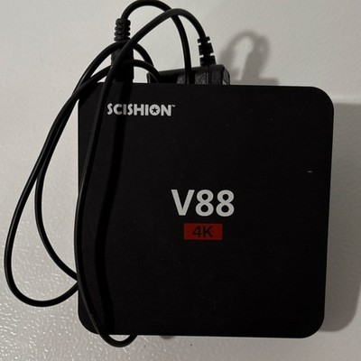 Android TV Box V88 4K Streaming Media Player WiFi HDMI USB Factory Reset 