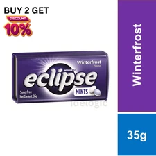 Mints Wrigley's Eclipse Winterfrost Flavour Sugarfree Candy 35g Fresh Breath x3