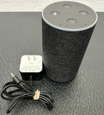Amazon Echo Smart Speaker 2nd Generation Alexa W/ Original Cord Tested Working