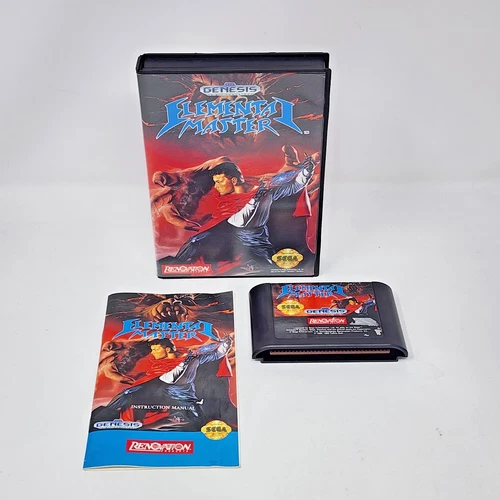 Elemental Master (Sega Genesis) RARE CIB Complete - Authentic & Tested