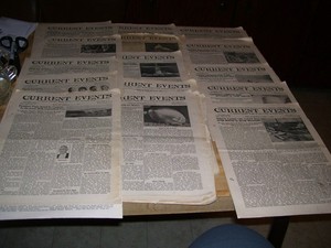 Several Antique 1930-1932 New York Current Event Newspapers