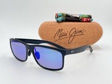 MAUI JIM HUELO MJ449-03 Matte Blue/Blue Hawaii POLARIZED AUTHENTIC Japan
