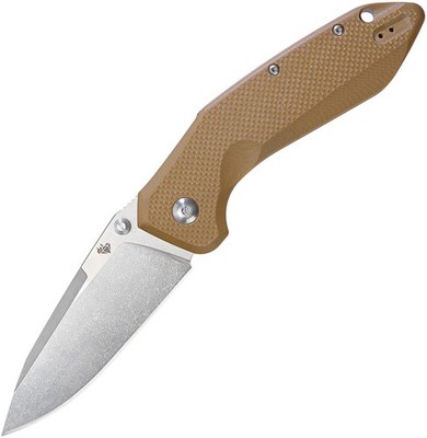 DOTS Gear Hercules LinQ Lock Brown G10 Folding K110 Pocket Knife A104901