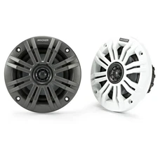 Kicker 45KM44 Marine Audio Refurbished 4" Coaxial Speakers 150 Watts 4 Ohm Pair
