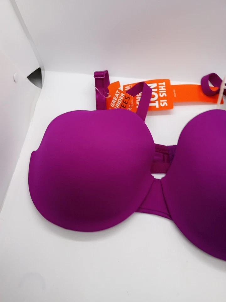 Nuevo con etiquetas Warners 38B This Is Not A Bra Sujetador Camiseta Sujetador con aros ligeramente forrado 01593  Foto 4 de 4