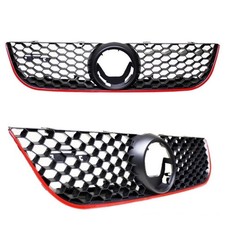 Kühlergrill Frontgrill Grill Gitter Wabengrill passt für VW Polo 9N3 GTI 05-09