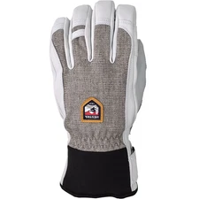HESTRA Army Leather Patrol Glove Grey Size 6 Small  Ski Snowboard NEW w/ tags
