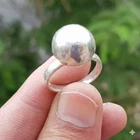 Sterling Silver ball ring for Women, Handmade ring, Minimalist ring, WW- 0004