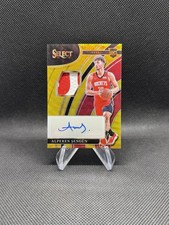 2021-22 Panini Select Alperen Sengun Rookie Patch Auto Gold Wave RC /10