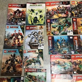 LEGO NINJAGO INSTRUCTION BOOK MANUAL ONLY HUGE LOT OF 50