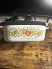 Vintage Corning Ware La Marjolaine A-2-B 2 Liter Casserole Pyrex Lid READ