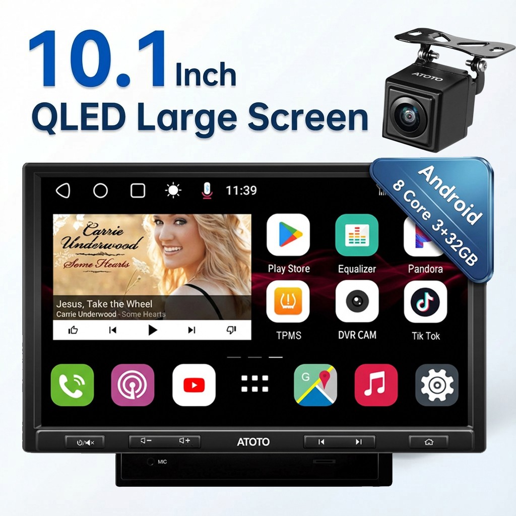 HD CAM + ATOTO S8 PRO 10.1