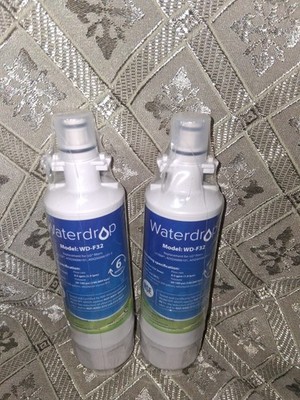New 2 Pack Waterdrop Replacement Water Filter WD-F32-Factory Sealed- For LG