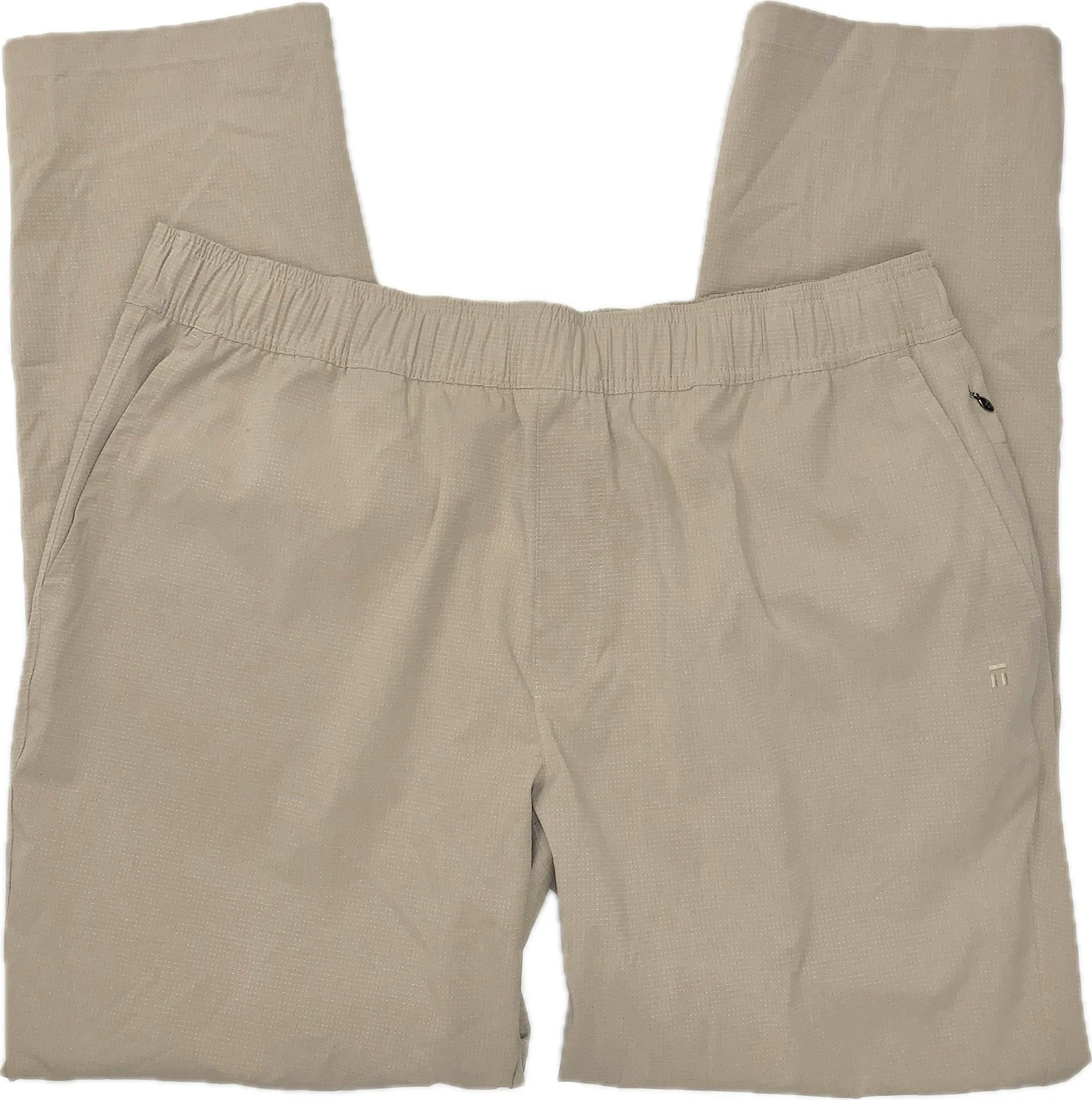 Tommy John Air Flow Pants Mens XL Beige Lightweight Resort Lounge Stretch EUC