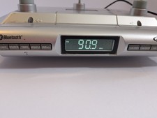Jensen Kitchen Under Cabinet Universal Bluetooth Music System Radio Clock Tested
