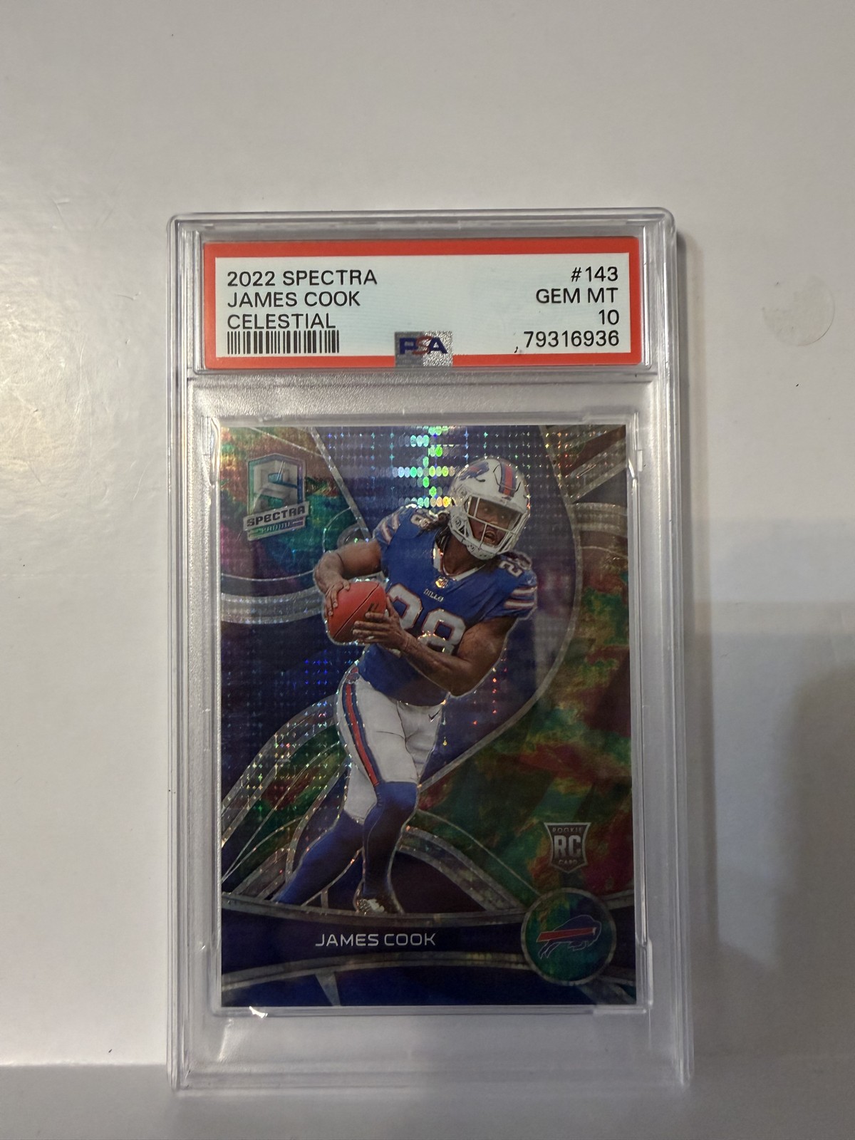 James Cook Panini Spectra #143 Celestial