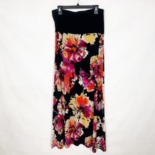 Vintage JBS Floral Maxi Skirt Medium Y2K Fairy Grunge Beachy Festival Coastal