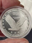 1916 Standing Liberty Quarter Round-Golden State 1 Troy oz.999 Silver-w/Capsule