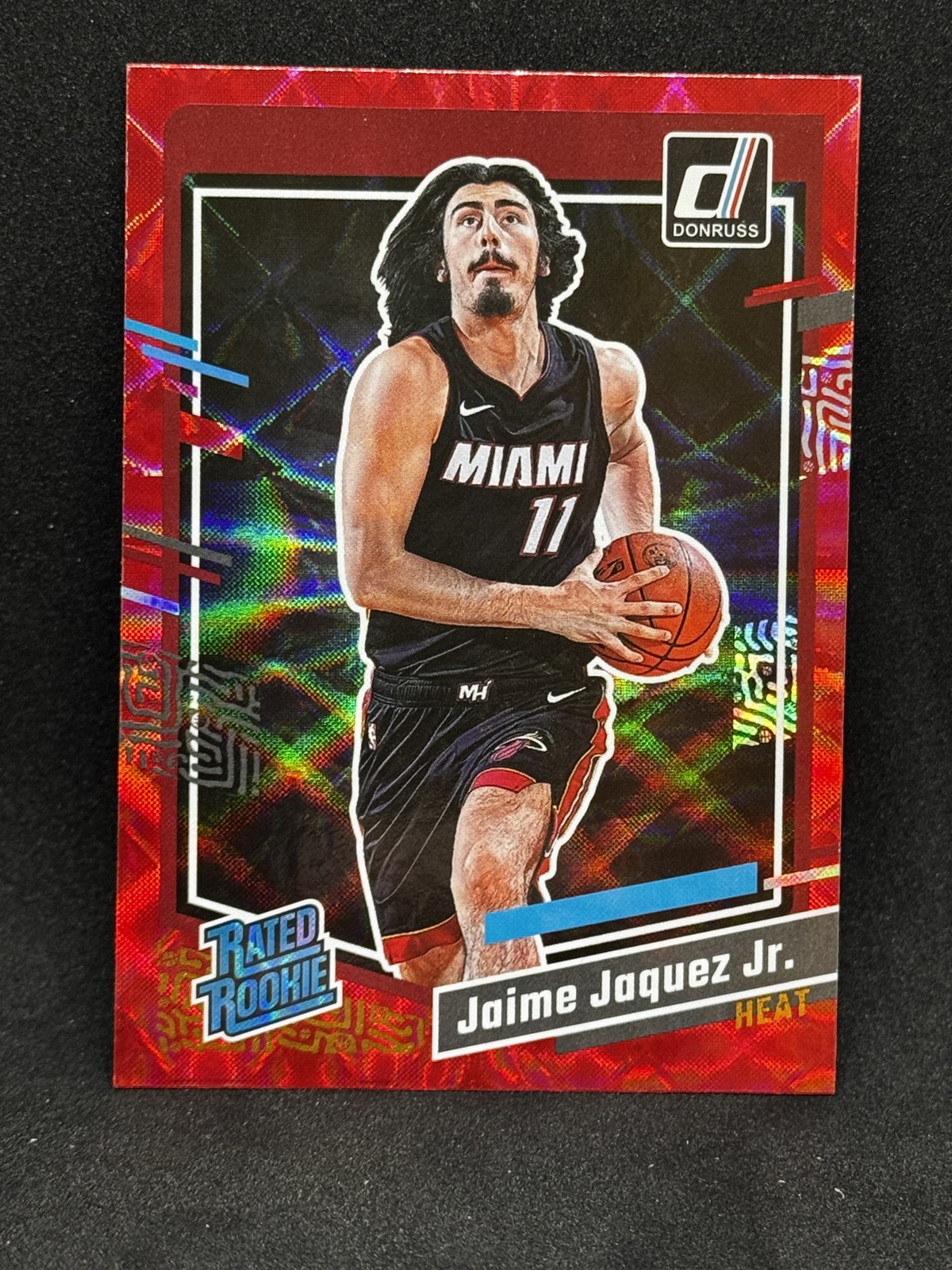 2023-24 Donruss Optic - Rated Rookie Jaime Jaquez Jr. #216 Intl. Red Prizm (RC)