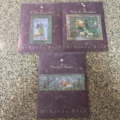 3 McKenna Ryan Quilt Patterns O' Christmoose Tree Moostletoe Bearly A Glimpse - Image 1 of 4