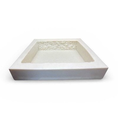 Retaining Wall Cap Mold, 17.5''W/Front, 14''W Back, 10.5'' Sides, 3.75'' Deep/Thick
