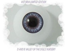 Victoria 12 mm Half Round L.E.Optical Grade REBORN DOLL SUPPLIES