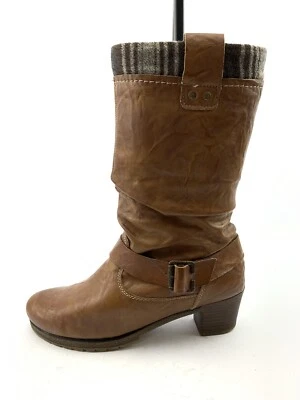 RIEKER DAMEN STIEFEL STIEFELETTEN BOOTS GR: 40 UK: 6,5 BRAUN  - Bild 1 von 4