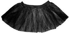 Black Black Lace Tutu Tulle Skirt Fancy Costumes Night Moon Dark Queen