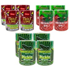 Twang Twangerz Snack Topping Popcorn Salt, 1.15oz Shakers 4-PACK