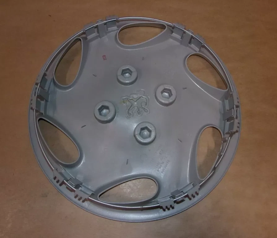 2X ORIGINAL ENJOLIVEUR DE ROUE 14'' POUR PEUGEOT 206 PSA 5416.A1 - Photo 4/4