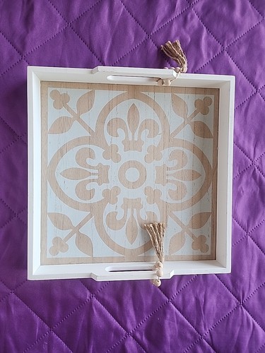 Old East Company Französisches Viertel Tablett 14" x 14" - Bild 2 von 6