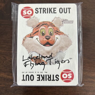 2017 Heritage Minor League ''1968 Game Mascots'' 20 Card Complete Set