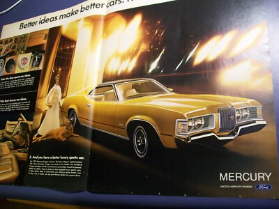 1971-mercury-cougar-large-mag-centerfold-car-ad-better-ideas-make