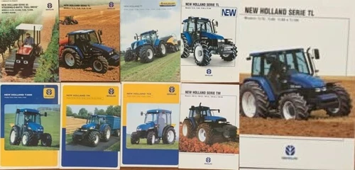 NEW HOLLAND FIATAGRI TRACTOR CATALOG 70 A NEW TM 120 TCE T3000 T7 TL SERIES 85