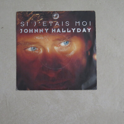 JOHNNY HALLYDAY - FRENCH SP 45T VINYLE - SI JETAIS MOI / L'ETOILE SOLITAIRE